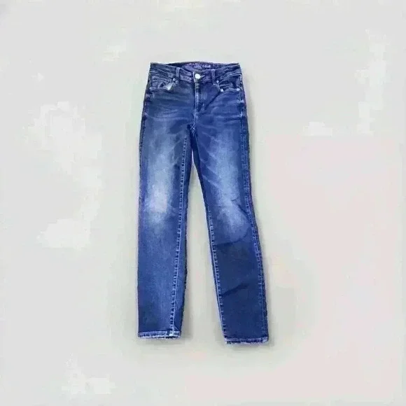 American Eagle Women's Super Stretch Skinny Denim Jeans Size 2 Regular - Picture 1 of 9
